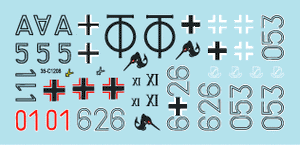 Star Decals 35-C1208 Chars allemands en Italie n° 8 Véhicules blindés mixtes 1/35 – image 2