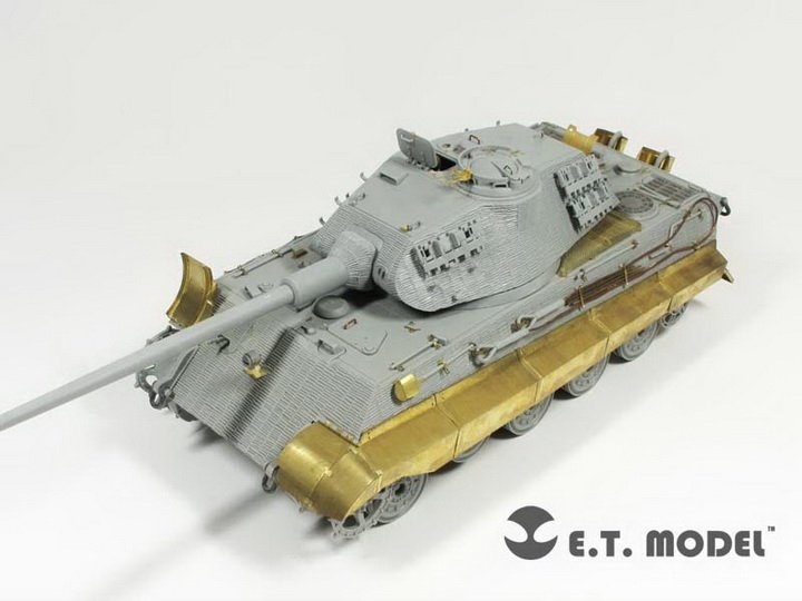 E.T. Model EA35-027 WWII German King Tiger/Jagdtiger Fender &amp;amp; Side Skirts For DRAGON Kit 1/35 – Bild 2