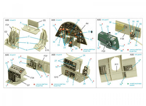 Quinta Studio QD48351 TBF-1C 3D-Printed &amp;amp; coloured Interior on decal paper (Hobby Boss) 1/48 – imagen 7