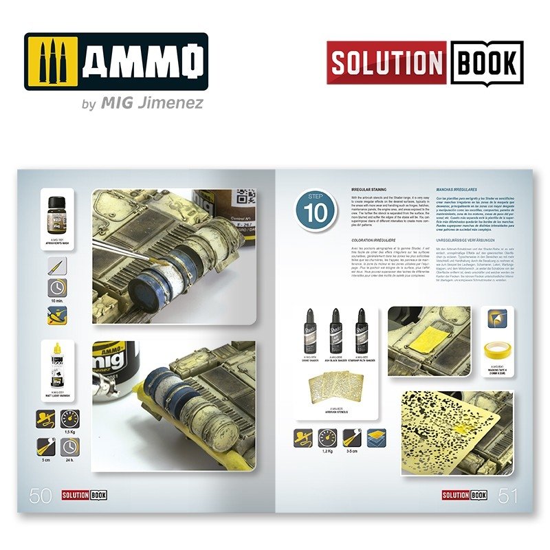 Ammo of Mig 6524 Solution Book. How to use shaders to create weathering effects &amp;amp; other techniques – imagen 5