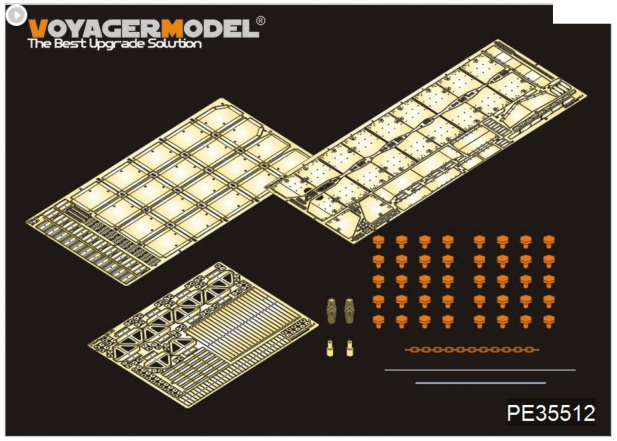 Voyager Model PE35512 IDF Merkava Mk.3D MBT side skirts FOR HOBBYBOSS 82441 1/35