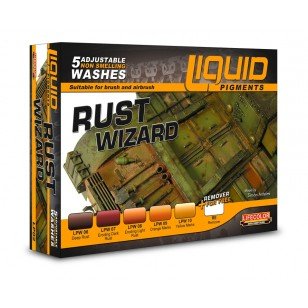 Lifecolor LP02 Liquid pigments Set Rust 6x22ml