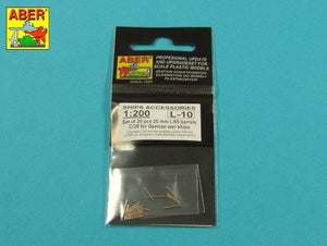 Aber 200L-10 Ensemble de 20 canons 20 mm L/65 C/38 pour navires allemands 1/200 – image 3