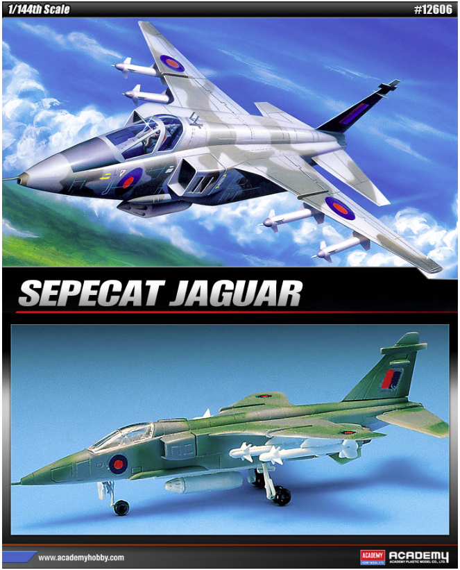 Academy 12606 SEPECAT JAGUAR 1/144 – immagine 2