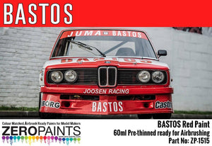 Zero Paints ZP-1515 Bastos Red Paint for Bastos Sponsored Cars 60ml – imagen 2