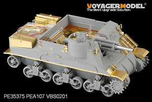 Voyager Model PE35375 WWII U.S. M7 Priest Mid Production w/Ammunition case/telephone set for DRAGON 6637 1/35 – imagen 4