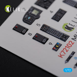 KELIK K72102 MH-47E interior 3D decals for Italeri kit 1/72 – imagen 7