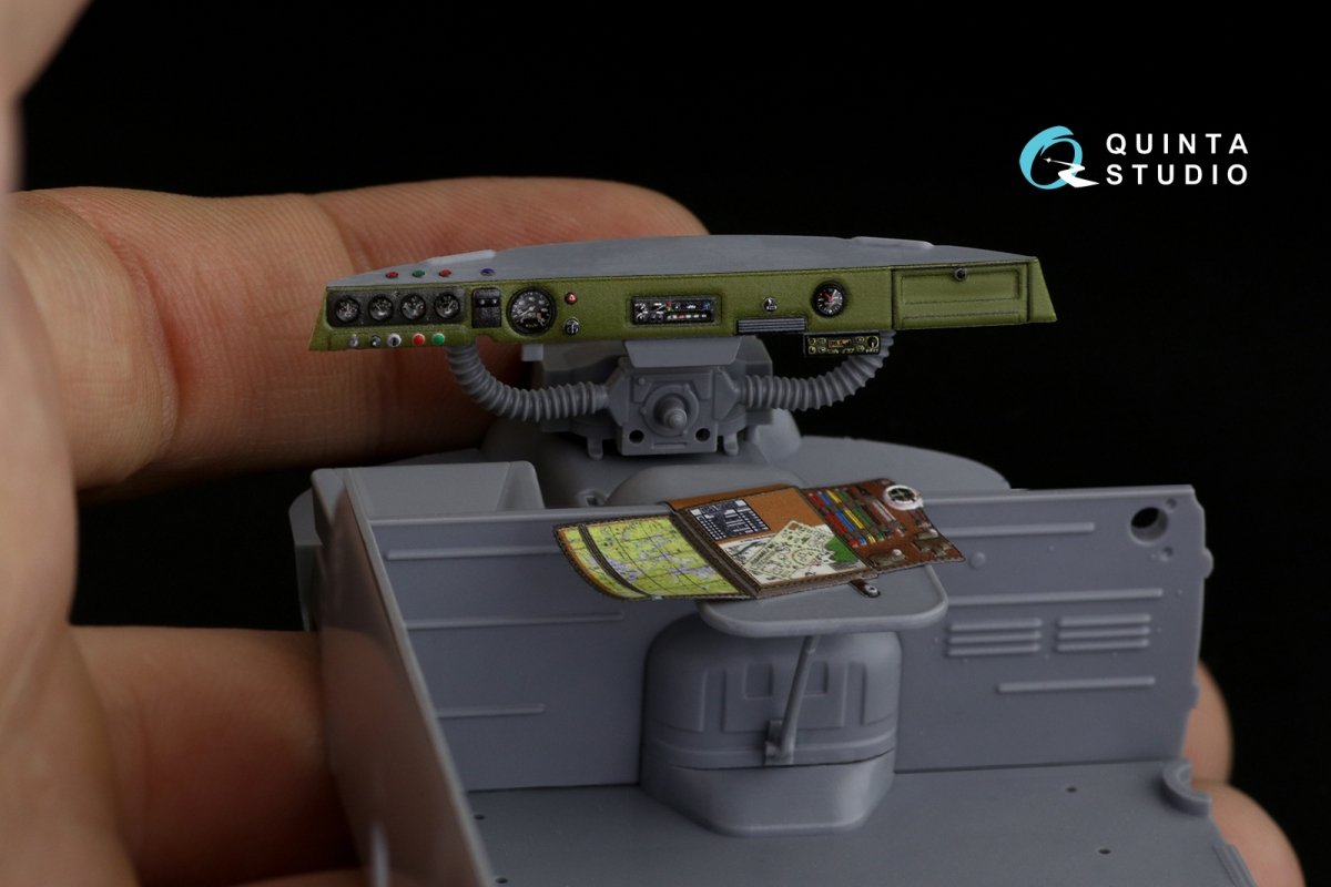Quinta Studio QD35040 UAZ-452 3D-Printed &amp;amp; coloured Interior on decal paper (Zvezda) 1/35 – imagen 3