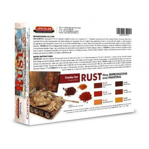 Lifecolor SPG03 Pigments and colours Rust 6x22ml – imagen 2