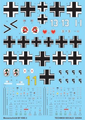 Techmod 32026 - Messerschmitt Bf 109E-3 (1/32) 