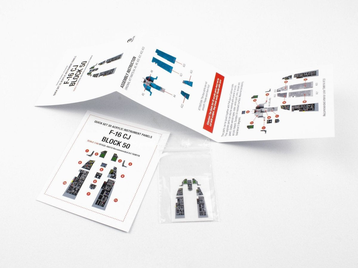 Red Fox Studio QS-48019 F-16 CJ Block 50 Tamiya 1/48 – imagen 3