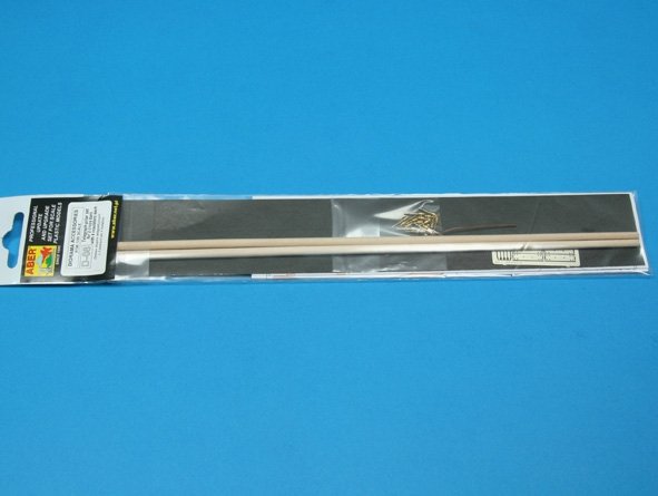 Aber 35D08 Telegraph - pillar set for 2 cross bars with 4 insulators each 1/35 – immagine 4