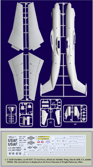 Roden 325 Lockheed C141 B Starlifter 1/144 – imagen 2