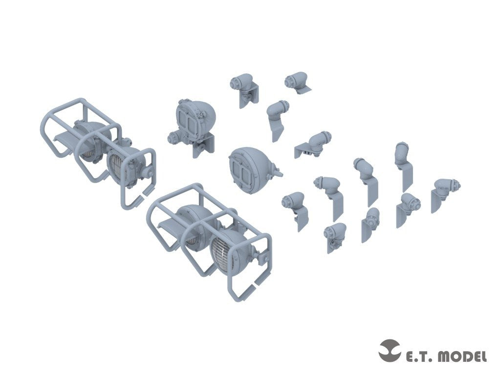 E.T. Model P35-268 Lights Set for Russian T-55 Family ( 3D Print ) 1/35 – Bild 2