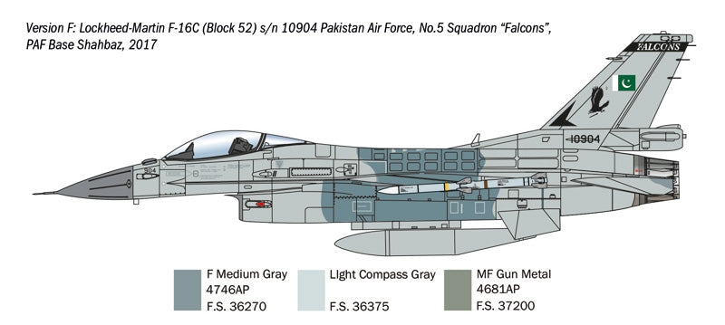 Italeri 35105 F-16C Fighting Falcon - WAR THUNDER 1/48 – immagine 20