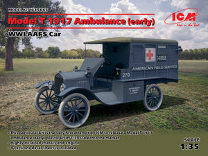 ICM 35665 Model T 1917 Ambulance (early), WWI AAFS Car 1/35