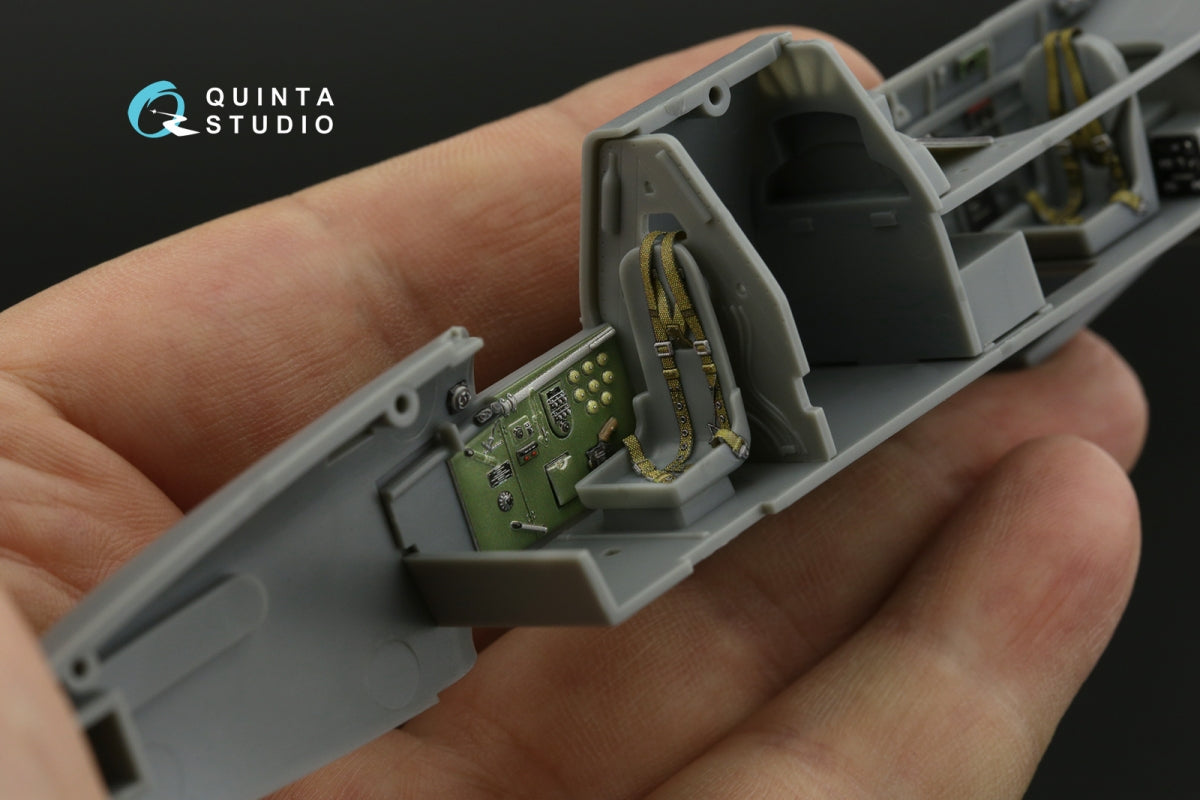 Quinta Studio QD48423 Fairey Fulmar Mk.I 3D-Printed &amp;amp; coloured Interior on decal paper (Trumpeter) 1/48 – immagine 12