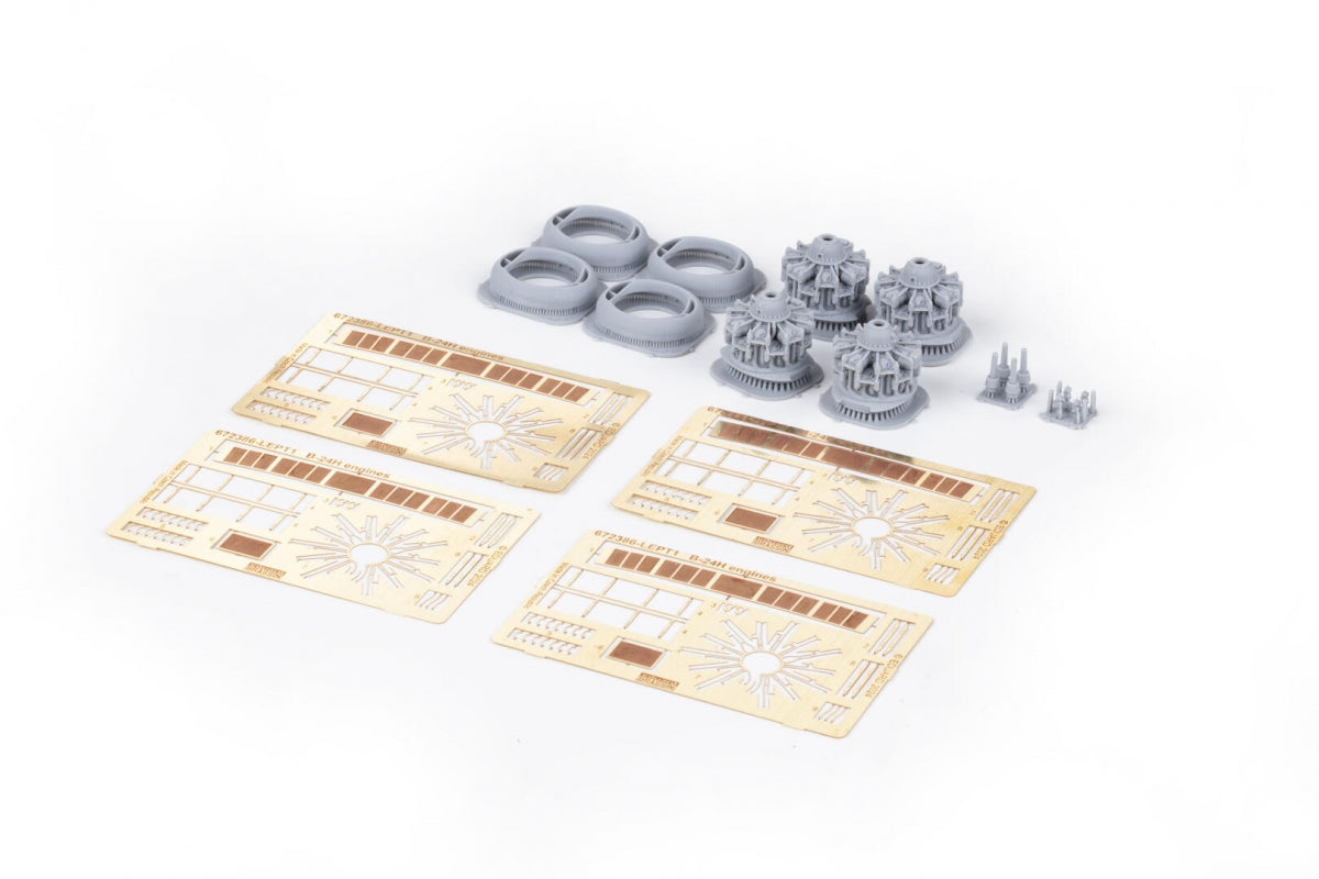 Eduard 672386 B-24H engines PRINT AIRFIX 1/72 – Bild 5