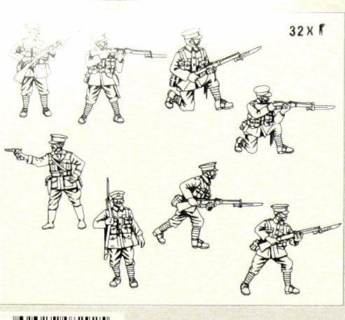 Hat 8292 WWI British Infantry ( early ) 1/72