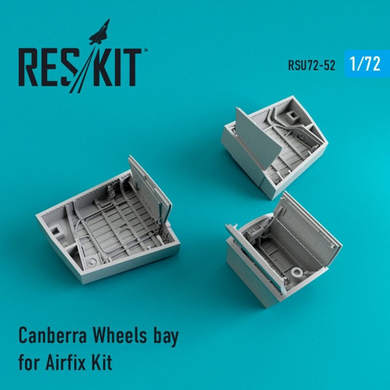 RESKIT RSU72-0052 Baie de roues Canberra pour Airfix 1/72