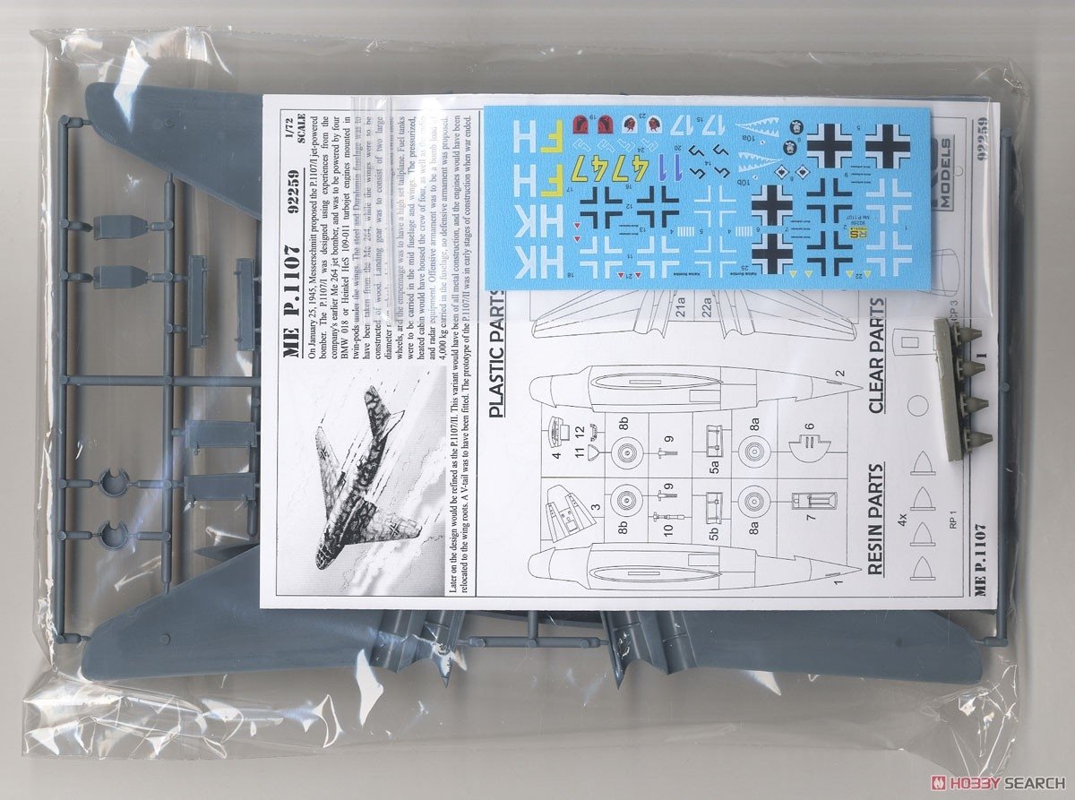 RS Models 92259 Me P.1107/II Aufklärer 1/72 – Bild 6