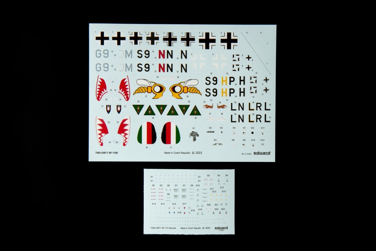 Eduard 7083 Bf 110E 1/72 – imagen 3