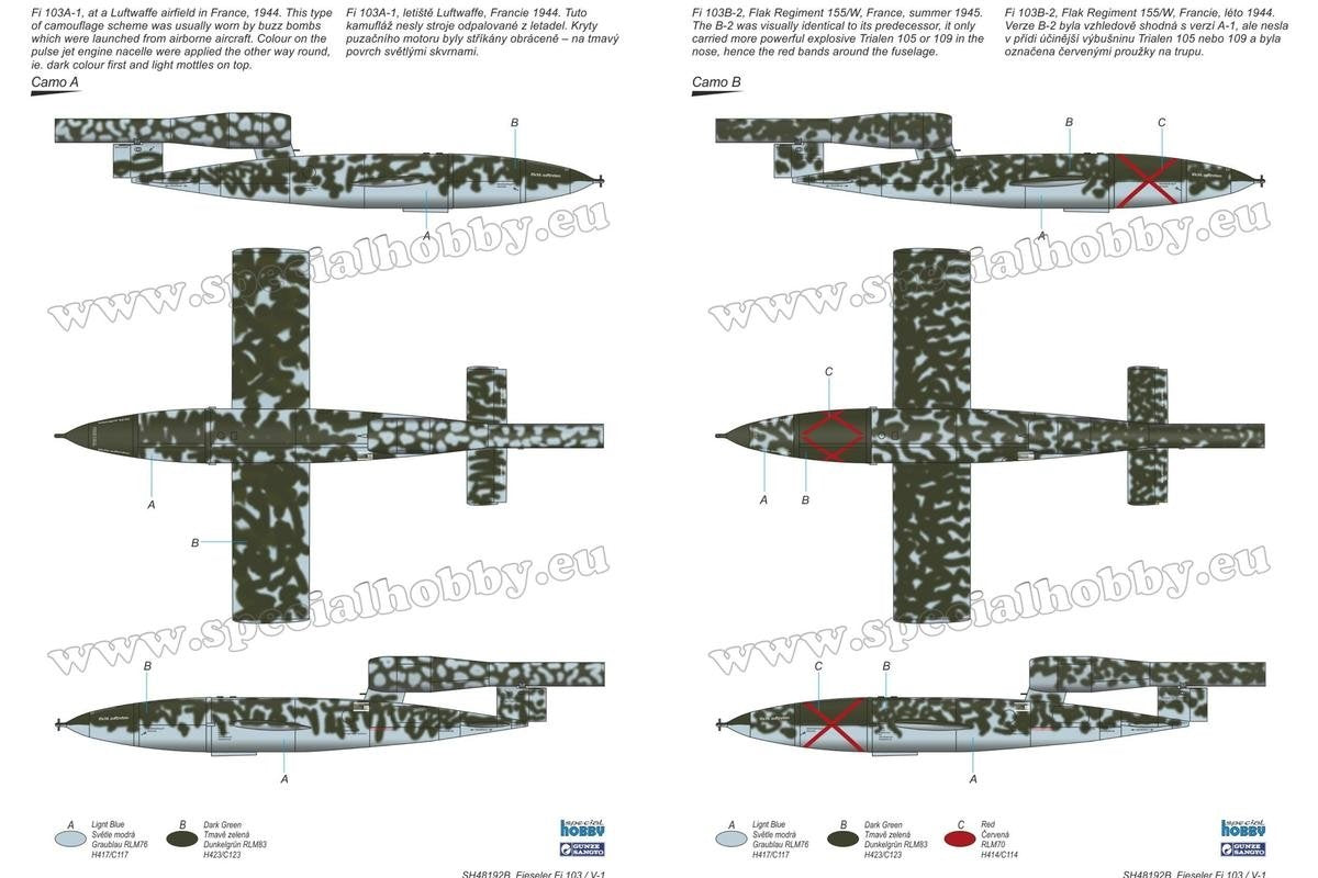 Special Hobby 48192 Spitfire Mk.XII against V-1 Flying Bomb 2 modele + figurka 1/48 – zdjęcie 2