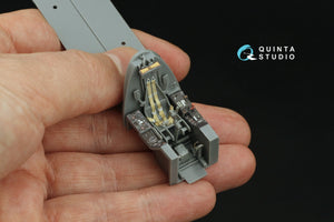 Intérieur imprimé en 3D et coloré sur papier décalcomanie Quinta Studio QD48515 Do 335A-12 Trainer (Tamiya) 1/48 – image 14