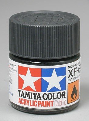Tamiya XF69 NATO Black (81769) Acrylic paint 10ml – imagen 2