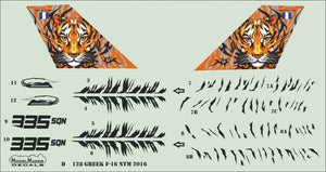ModelMaker Decals D48128 Greek F-16 Nato Tiger Meet 2016 1/48 – imagen 4