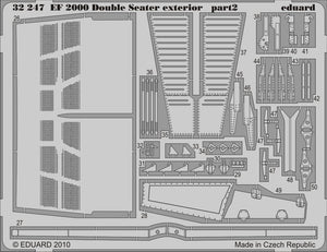 Eduard 32247 EF 2000 Two-seater exterior TRUMPETER 1/32 – imagen 2