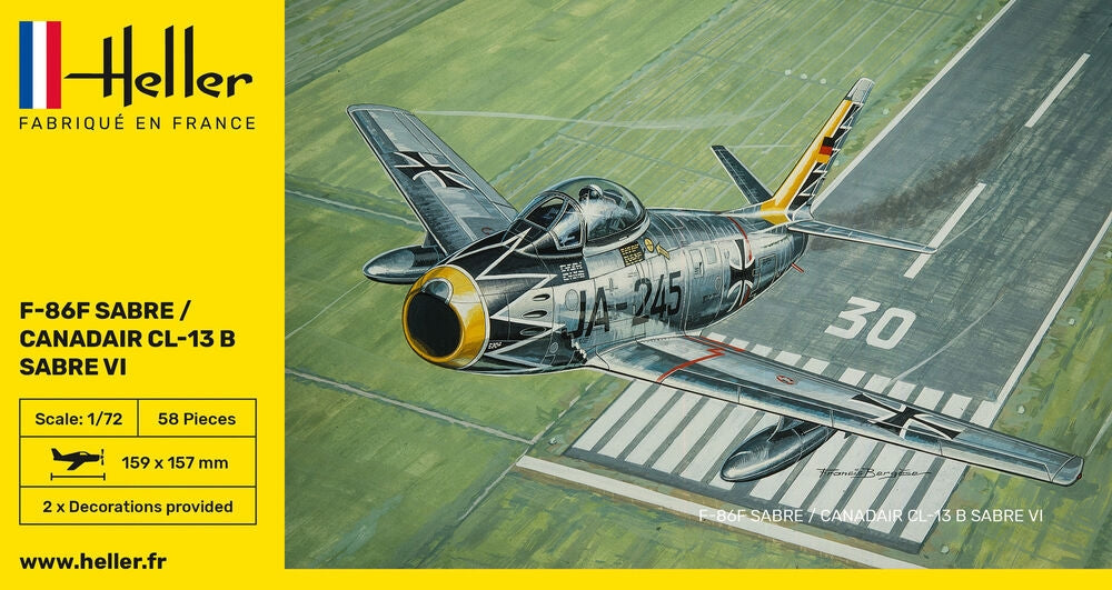 Heller 80277 F-86F SABRE / CANADAIR CL-13 B SABRE VI 1/72 – imagen 3