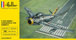 Heller 80277 F-86F SABRE / CANADAIR CL-13 B SABRE VI 1/72 – imagen 3