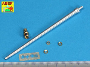 Aber 35L-036n German 7,5cmKwK42L/70 gun barrel with muzzle brake for Panther Ausf. G Late 1/35 – imagen 3