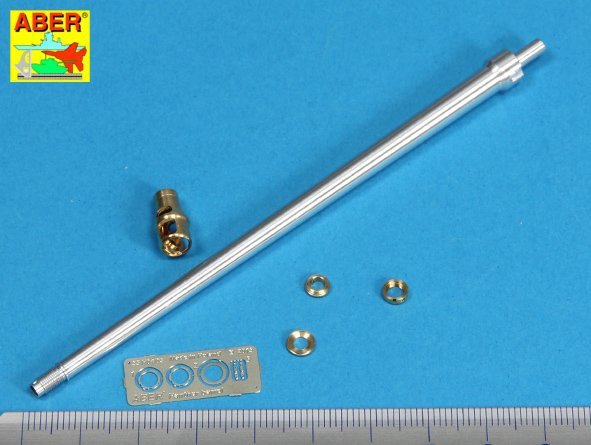 Aber 35L-036n German 7,5cmKwK42L/70 gun barrel with muzzle brake for Panther Ausf. G Late 1/35 – imagen 3