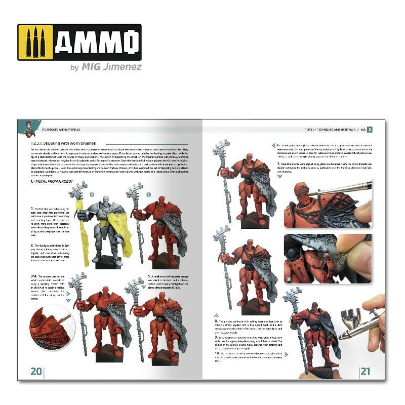 Ammo of Mig Jimenez 6222 ENCYCLOPEDIA OF FIGURES MODELLING TECHNIQUES VOL. 2 - TECHNIQUES &amp;amp; MATERIALS (English) – imagen 3
