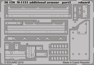 Eduard 36120 M-1131 additional armour 1/35 Trumpeter – immagine 3