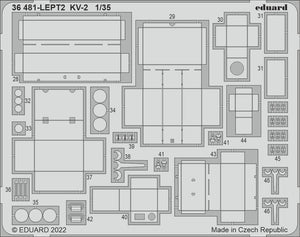 Eduard 36481 KV-2 TAMIYA 1/35 – zdjęcie 2