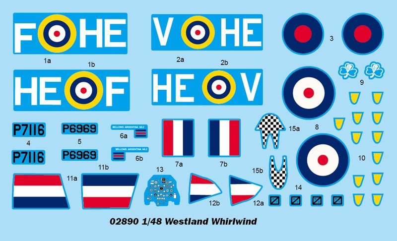 Trumpeter 02890 Westland Whirlwind 1/48 – imagen 4