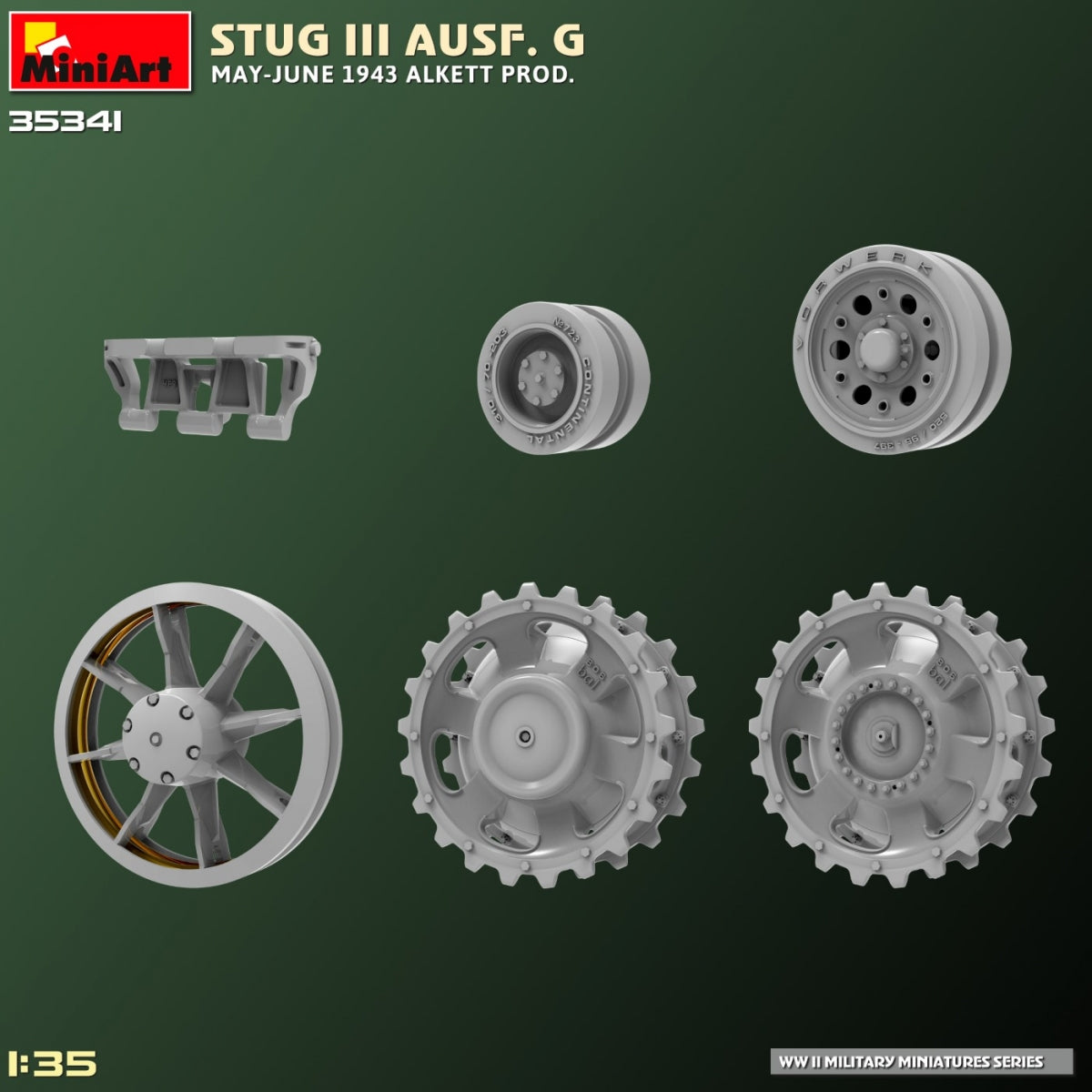 MiniArt 35341 STUG III AUSF. G MAY-JUNE 1943 ALKETT PROD. 1/35 – imagen 12