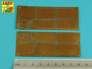 Aber 48054 Jagdtiger Sd.Kfz. 186 – osłony boczne / Side skirts for Jagdtiger Sd.Kfz. 186 1/48 – imagen 3