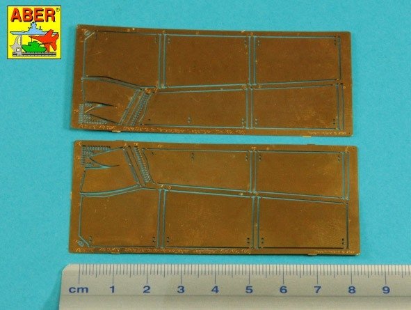 Aber 48054 Jagdtiger Sd.Kfz. 186 – osłony boczne / Side skirts for Jagdtiger Sd.Kfz. 186 1/48 – imagen 3