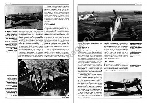 Kagero 3001 Focke Wulf FW 190 vol. I (no decals) EN/PL – imagen 2
