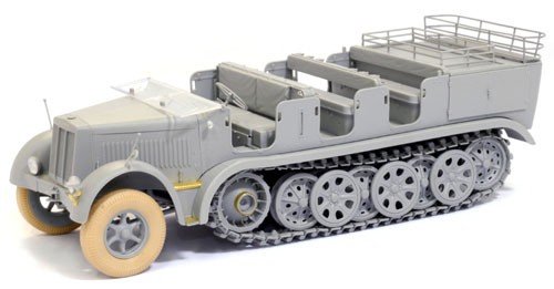 Dragon 6545 Sd.Kfz.7 8t Half-Track Early Production w/Crew 1/35 – Bild 6