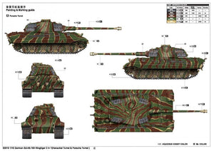 Trumpeter 00910 German Kingtiger 2in1 (Henschel Turret Porsche Turret) 1/16 – Bild 3