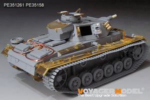Voyager Model PE351261 WWII German Pz.KPfw.III Ausf.N early version upgrade set basic For DRAGON 6606 1/35 – Bild 4
