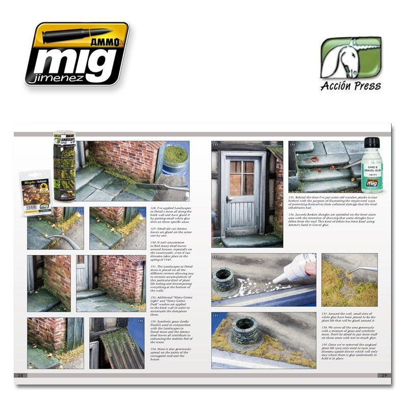 AMMO of Mig EURO0012 Jimenez LANDSCAPES OF WAR: THE GREATEST GUIDE - DIORAMAS Vol.III - Rural Enviroments (English) – image 3