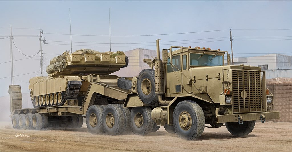 Hobby Boss 85519 M911 C-HET w/m747 Heavy Equipment Semi-Trailer 1/35