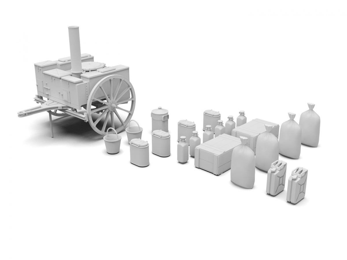 ICM 35415 Gulaschkanone, field kitchen in the AHN truck 1/35 – immagine 15
