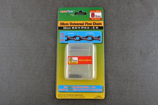 Trumpeter 08010 30CM Universal Fine Chain S Size 0.6mmX1.0mm łańcuszek modelarski – immagine 2